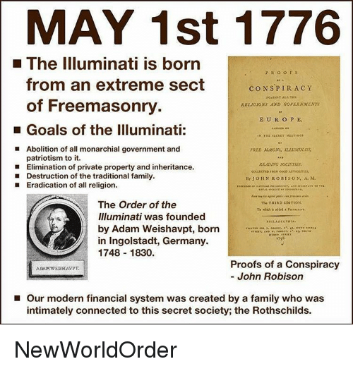 may 1st 1776 l the illuminati is born p r 14571664