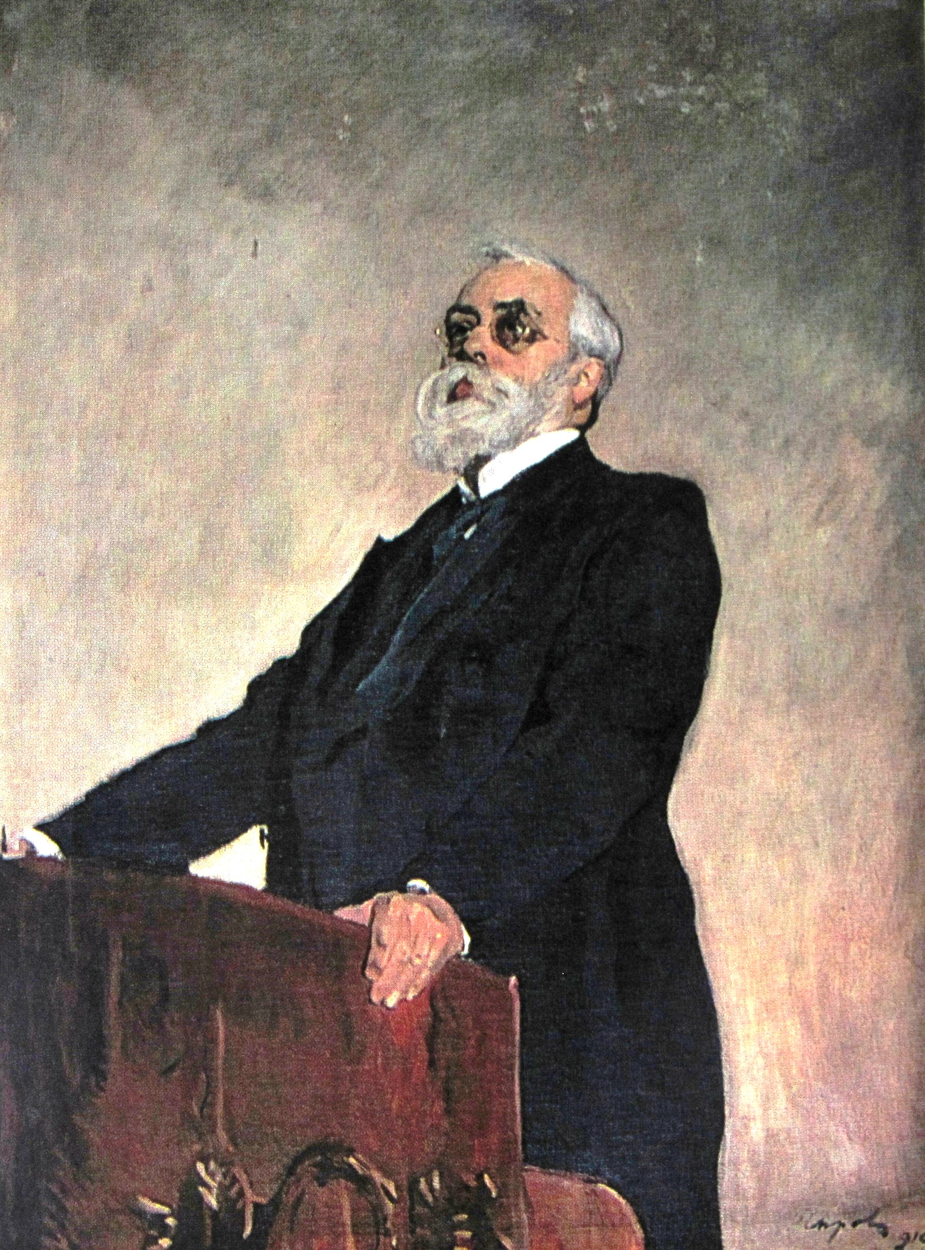 Serov. Portrait of Muromtsev. 1910